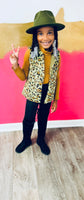 Leopard Print Fuzzy Vest